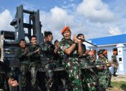 Prajurit Detasemen Pertahanan Udara 477 Natuna Naik Pangkat