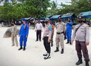 H+4 Lebaran, Pospam Polres Bintan Pantau Pantai Trikora
