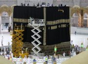 1 Muharram 1444 H Tandai Pergantian Tradisi Pemasangan Kiswah Kabah