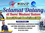 LSP Pers Indonesia Bakal Sertifikasi 35 Wartawan Utama di Batam