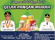 Sempena HUT Kepri ke-20, Pemprov Kepri Gelar Bazar Murah di Tanjungpinang