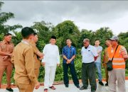 Ansar Ahmad Tinjau Pedestarian Jalan Bandara RHF: Berkhas Bunga Sakura, Bunga Tanjung dan Pohon Pinang