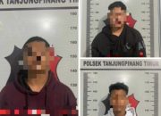 Viral di Medsos, Jatanras Polresta Tanjungpinang Tangkap Tiga Pelaku Pencurian