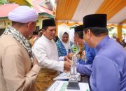 Gubernur Ansar Resmikan Revitalisasi Pulau Penyengat Tahap I, Ratusan Warga Padati Pelataran Mesjid Sultan Riau