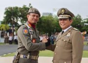 Gubernur Ansar Irup Upacara Peringatan HUT Satpol PP, Satlinmas serta Damkar Tingkat Provinsi Kepri