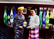 Tingkatkan Sinergitas, Pangkoarmada I Kunjungi Gubernur Ansar