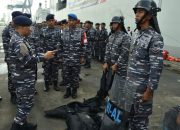 Pangkoarmada I Pimpin Apel Gelar Pasukan Satgasla Pengamanan VVIP KTT Asean 2023