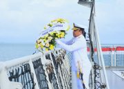 Peringatan Hari Dharma Samudera 2024: Kas Koarmada I Pimpin Upacara Tabur Bunga