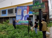 Berdasarkan Peraturan, Bawaslu Tanjungpinang Tertibkan APK Melanggar Ketentuan