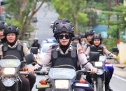 Polwan dan Tim Gabungan Patroli Pastikan Kondusifitas Wilayah Aman