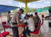 Kapolres Bintan Monitoring Kesehatan dan Kesiapan Personel PAM Pleno Hasil Pemungutan Suara