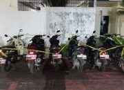Polsek Binut Amankan 6 Unit Sepeda Motor Tak Bertuan di Pelabuhan Roro