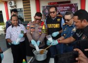 Polres Bintan Musnahkan 1 Kilogram Sabu Hasil Tangkapan