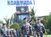 Pimpin Admiral Inspection, Pangkoarmada I Inspeksi Pasukan dan Alutsista