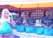 Lanud RHF Tanjungpinang Berbagi dan Buka Bazar Murah Ramadhan 1445 H