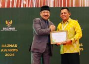 Gubernur Ansar Terima Anugerah Sebagai Kepala Daerah Pendukung Pengelolaan Zakat Terbaik Tingkat Provinsi