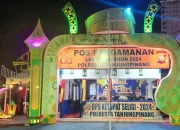 Pos Pengamanan Ketupat Seligi 2024: POS PAM Polsek Tanjungpinang Timur Angkat Ciri Khas Melayu