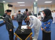 Pasca SE Mendagri Larang KADA Mutasi Pejabat, Pj Wako Tanjungpinang Lantik Pejabat Pengawas dan Administrator