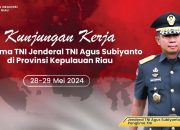 Panglima TNI Agus Subiyanto Kunjungi Kepri, Ini Agenda Panglima Selama di Tanjungpinang
