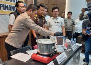 Polresta Tanjungpinang Musnahkan Barang Bukti Narkotika Jenis Sabu dan Ekstasi