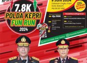 Sempena Hari Bhayangkara, Polda Kepri Gelar Fun Run 7,8 Kilometer