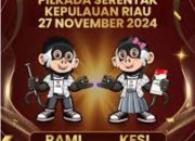 KPU Kota Tanjungpinang Launching Maskot Pilkada Serentak Tahun 2024