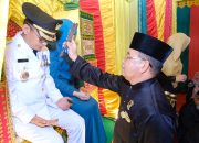 LAM Tepuk Tepung Tawar (Pj) Walikota Tanjungpinang, Andri Rizal: Mohon Bimbingan Tetua Adat