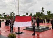 Meski Turun Hujan, Polres Bintan Tetap Gelar Upacara Peringatan Hari Lahir Pancasila