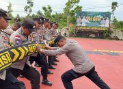 Asah Kemampuan Personil Hadapi Pilkada, Polres Bintan Latihan Dalmas