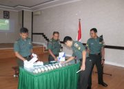 Kegiatan P4GN Semester I, Kodim 0315 Tanjungpinang Pastikan Personil Bebas Narkoba