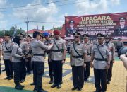 Kapolresta Tanjungpinang Kombes Pol Heribertus Pimpin Sertijab Kasat Reskrim Dan Empat Kapolsek