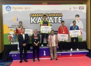 Atlet Karate Forki Batam Diaz Shobi Raih Emas di Olimpiade Olahraga Siswa Nasional