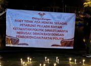 Aliansi Darurat Demokrasi Indonesia Bakar Ribuan Lilin Tanda Matinya Demokrasi Bintan