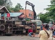 Tabrakan Beruntun, Lori Box Tabrak Mobil dan 3 Sepeda Motor di Tanjungpinang