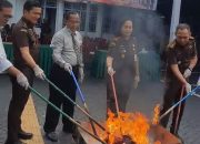 Kejari Tanjungpinang Musnahkan Ribuan Gram Barang Bukti Narkotika Berkekuatan Hukum Tetap
