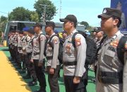 Ratusan Personel Polresta Tanjungpinang Siaga Amankan Debat Cakada