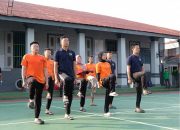 Warga Binaan Pemasyarakatan Rutan Kelas I Tanjungpinang Ikuti Kegiatan Baris-Berbaris