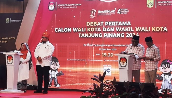 Debat Kedua Pilwako, Cakada Adu Gagasan Bangun Tanjungpinang Nan Holistik
