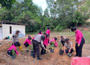 Polsek Kota Polresta Tanjungpinang Dukung Program Ketahanan Pangan Pemerintah Pusat
