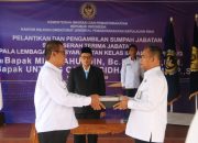 Kakanwil Ditjenpas Pimpin Pelantikan Janji Jabatan Kalapas dan Kepala Rudenim