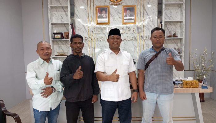 Ketua DPRD Kepri Iman Sutiawan Sambut HMNI, Siap Jadi Pembina Masyarakat Nelayan
