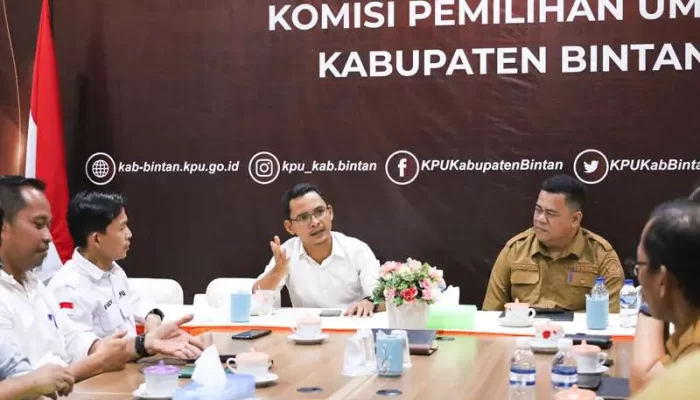 KPU Bintan dan Sekdakab Rapat Bahas Pelantikan Bupati, Tunggu Putusan Mahkamah Konstitusi