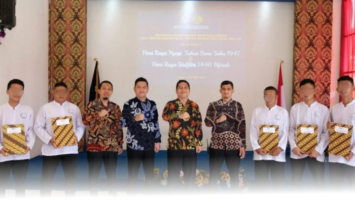Rutan Tanjungpinang Serahkan Remisi Khusus Idul Fitri untuk 143 Warga Binaan Pemasyarakatan
