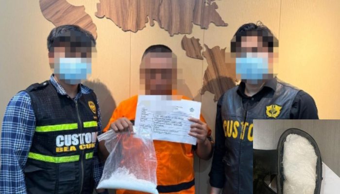 Bea Cukai Batam Gagalkan Penyeludupan Narkoba, Amankan Kurir dan 805 Gram Sabu 