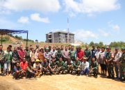 Kogabwilhan I Ajak Kelompok Tani Buka Lahan Pertanian di Kawasan Sei Ungar Pulau Dompak