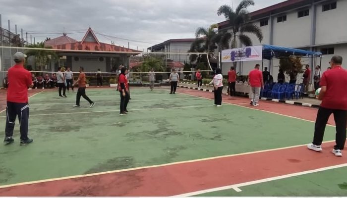 Sambut Hari Bhakti Pemasyarakatan ke-61, Lapas Narkotika Gelar Turnamen Volley