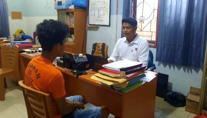 Ambil Barang Ditempat Kerja, Pemuda Ditangkap Tim Macan Polsek Tanjungpinang Timur