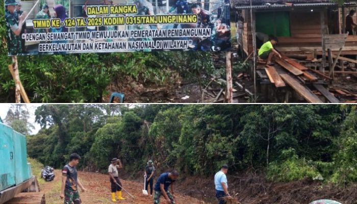 Program TMMD ke-124 Kabupaten Lingga Signifikan, Pembangunan Jalan Selesai 100 Persen