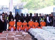 Operasi Gabungan BC Batam Kembali Gagalkan Penyeludupan 2 Ton Sabu di Perairan Kabupaten Karimun