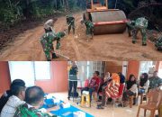 TMMD Kodim 0315 di Kabupaten Lingga Selesaikan Pembukaan Jalan Baru dan Program Sosial